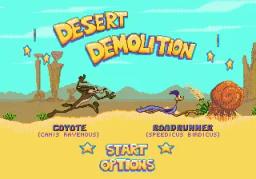 Desert Demolition Starring Road Runner and Wile E. Coyote online game screenshot 1