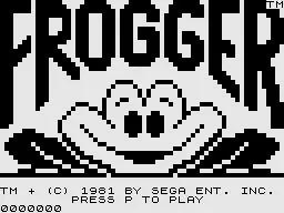 Frogger online game screenshot 1