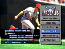 HardBall '95 online game screenshot 1