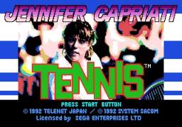 Jennifer Capriati Tennis online game screenshot 1
