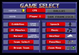 Joe Montana II Sports Talk Football online game screenshot 2