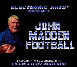 John Madden Football '92 online game screenshot 1