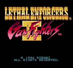 Lethal Enforcers II - Gun Fighters online game screenshot 1