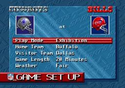 Madden NFL '94 online game screenshot 3