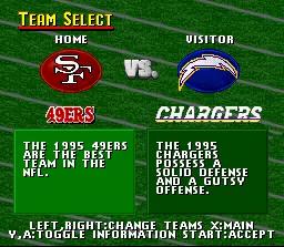 Madden NFL 96 online game screenshot 3