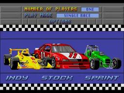 Mario Andretti Racing online game screenshot 2