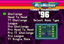 Micro Machines - Turbo Tournament 96 online game screenshot 3
