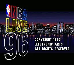 NBA Live 96 online game screenshot 1