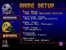 NFL 98 online game screenshot 2