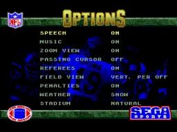 NFL Football '94 Starring Joe Montana scene - 6