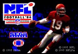 NFL Football '94 Starring Joe Montana online game screenshot 1