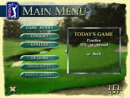 PGA Tour 96 online game screenshot 2