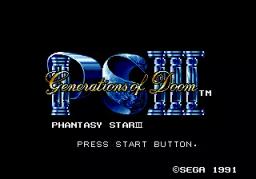 Phantasy Star III - Generations of Doom online game screenshot 1