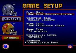 Prime Time NFL Starring Deion Sanders game screenshot 3 Prime Time NFL Starring Deion Sanders online game screenshot 3