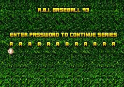 R.B.I. Baseball '93 online game screenshot 3