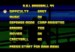 R.B.I. Baseball '94 online game screenshot 3