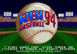 R.B.I. Baseball '94 online game screenshot 1
