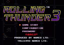 Rolling Thunder 3 online game screenshot 1
