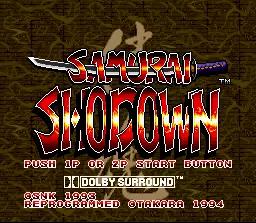 Samurai Shodown online game screenshot 1
