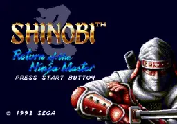 Shinobi III - Return of the Ninja Master online game screenshot 1