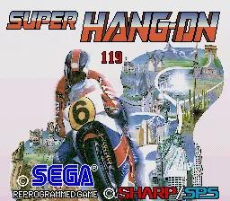 Super Hang-On online game screenshot 2