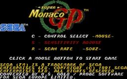 Super Monaco GP online game screenshot 2