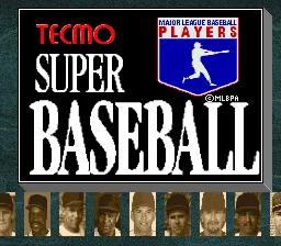 Tecmo Super Baseball online game screenshot 1