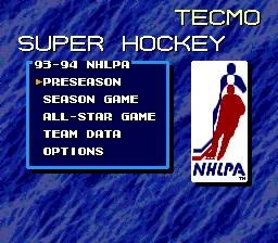 Tecmo Super Hockey online game screenshot 3