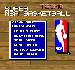 Tecmo Super NBA Basketball scene - 5