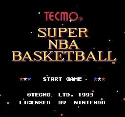 Tecmo Super NBA Basketball online game screenshot 1