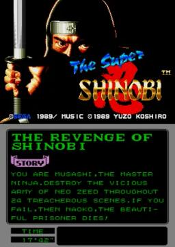 The Revenge of Shinobi online game screenshot 1