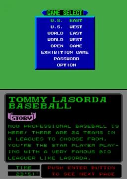 Tommy Lasorda Baseball online game screenshot 2