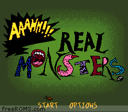 AAAHH!!! Real Monsters game screenshot 1 AAAHH!!! Real Monsters online game screenshot 1