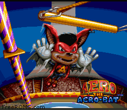 Aero the Acro-Bat online game screenshot 1