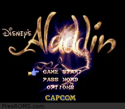 Aladdin 1993 online game screenshot 2