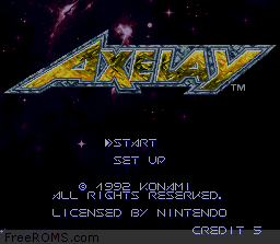 Axelay online game screenshot 2