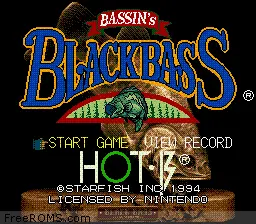 Bassin's Black Bass online game screenshot 1