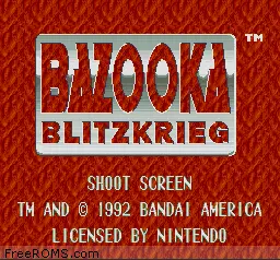 Bazooka Blitzkrieg online game screenshot 1