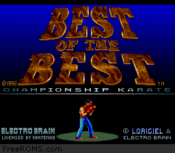 Best of the Best - Championship Karate game screenshot 1 Best of the Best - Championship Karate online game screenshot 1