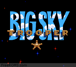 Big Sky Trooper online game screenshot 1