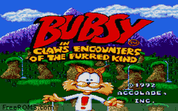 Bubsy in Claws Encounters of the Furred Kind online game screenshot 1