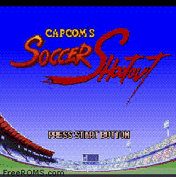 Capcom's Soccer Shootout online game screenshot 2