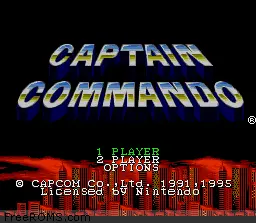 Captain Commando online game screenshot 2