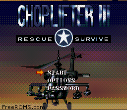 Choplifter III online game screenshot 1