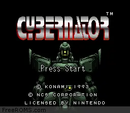 Cybernator online game screenshot 1