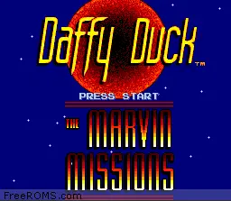 Daffy Duck - The Marvin Missions online game screenshot 2