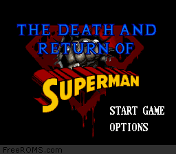 Death and Return of Superman, The online game screenshot 2