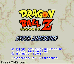 Dragon Ball Z - Hyper Dimension online game screenshot 2