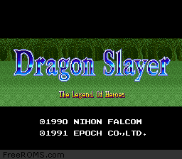 Dragon Slayer - Eiyuu Densetsu online game screenshot 2