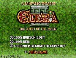 Elfaria II - The Quest of the Meld online game screenshot 1